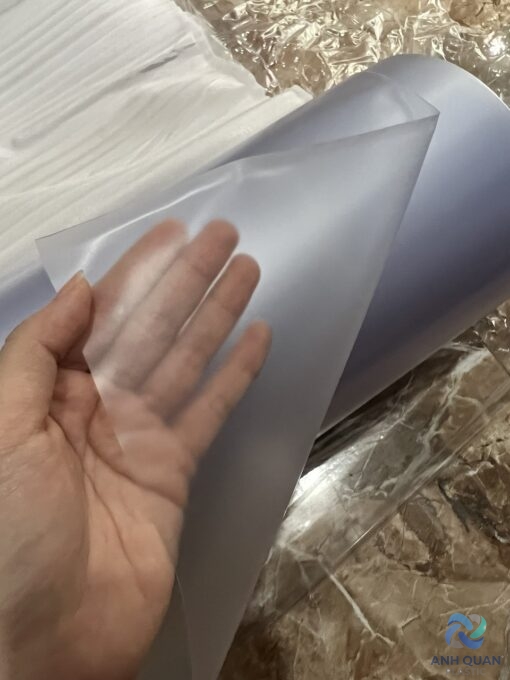 MÀNG PVC DẺO NHÁM MỜ ÁNH TRẮNG