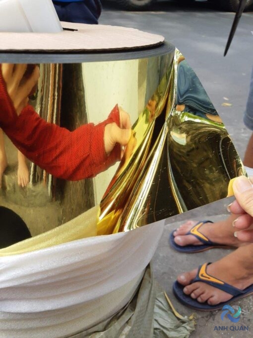 MÀNG NHỰA PVC CỨNG NHŨ VÀNG